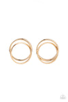 Always In The Loop - Gold Earrings