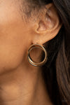 Always In The Loop - Gold Earrings