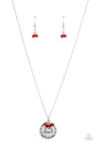 Simple Blessings - Red Inspirational Necklace