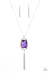 Timeless Talisman - Purple Necklace