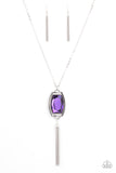 Timeless Talisman - Purple Necklace