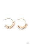 Poshly Primitive - White Earrings