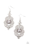 Rhinestone Renaissance - Silver Earrings