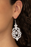 Rhinestone Renaissance - Silver Earrings