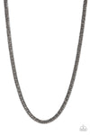 Valiant Victor - Black Men's Necklace