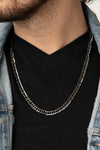 Valiant Victor - Black Men's Necklace