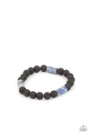 Earthy Energy - Blue Beaded Bracelet