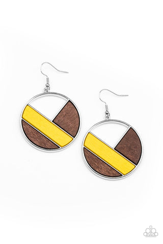 Dont Be MODest - Yellow Earrings