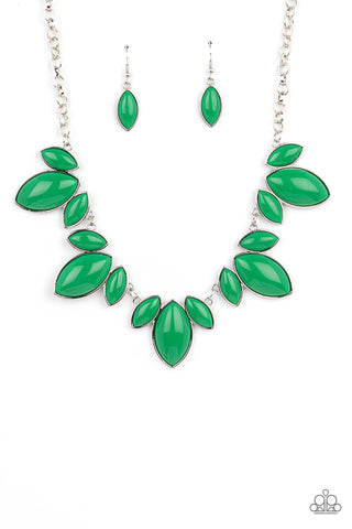 Viva La Vacation - Green Necklace