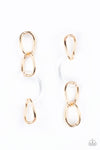 Talk In Circles - Gold Earrings