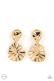 Empress Of The Amazon - Gold Clip-on Earrings