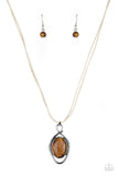 Desert Mystery - Brown Necklace