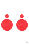 Circulate The Room - Red Earrings