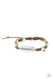 Roaming For Days - Green Urban Bracelet