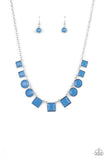 Tic Tac TREND - Blue Necklace