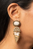 Earthy Extravagance - Gold Earrings