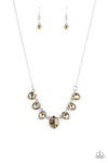 Material Girl Glamour - Brown Necklace