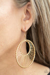 Artisan Applique - Gold Earrings