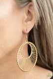 Artisan Applique - Gold Earrings