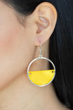 Seashore Vibes - Yellow Earrings