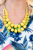 Summer Excursion Yellow Necklace