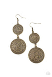 Road Trip Paradise - Brass Earrings