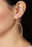 OVAL-ruled! - Gold Earrings