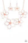 Flower Garden Fashionista - Copper Necklace