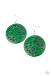 Ocean Canopy - Green Earrings