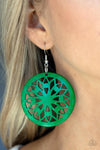 Ocean Canopy - Green Earrings