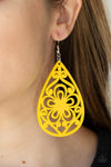 Marine Eden - Yellow Earrings