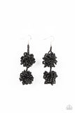 Celestial Collision - Black Earrings