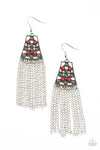 Cleopatras Allure - Red Earrings