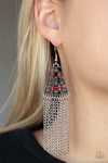 Cleopatras Allure - Red Earrings