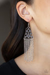 Cleopatras Allure - Silver Earrings