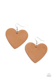 Country Crush - Brown Earrings