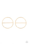 Dynamic Diameter - Gold Earrings