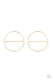 Dynamic Diameter - Gold Earrings