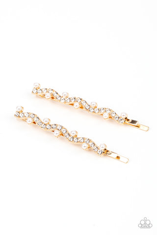 Ballroom Banquet - Gold Hair Pin