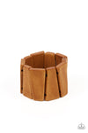 Barbados Backdrop - Brown Wooden Bracelet