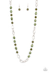 Tea Party Tango - Green Necklace