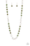 Tea Party Tango - Green Necklace