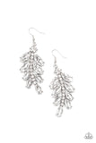 Ice Garden Gala White Earrings