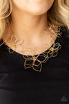 Flower Garden Fashionista - Gold Necklace