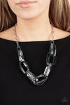 Fiercely Flexing - Silver Necklace