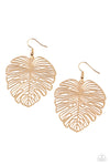 Palm Palmistry - Gold Earrings