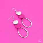 Retro Reception - Pink Earrings