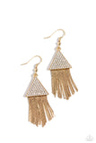 Pyramid SHEEN - Gold Earrings