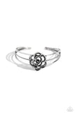 Rosy Repose - Silver Bracelet