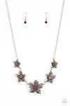 Wallflower Wonderland - Pink Necklace